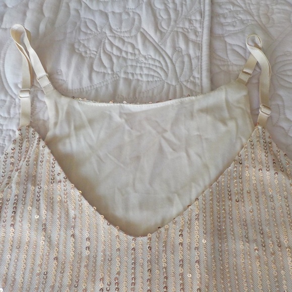 Sequin V Neck Cami - Picture 10 of 12